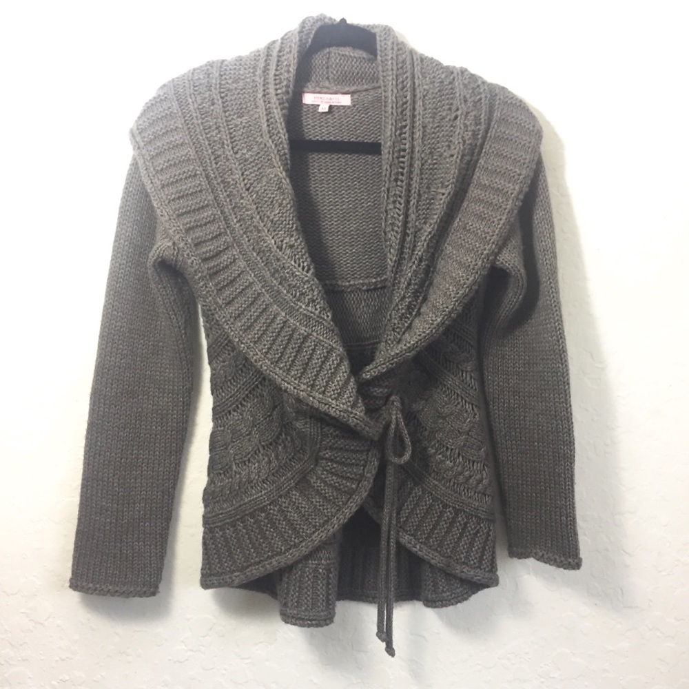 Hekla & Co Anthropologie Circle Wrap Cardigan